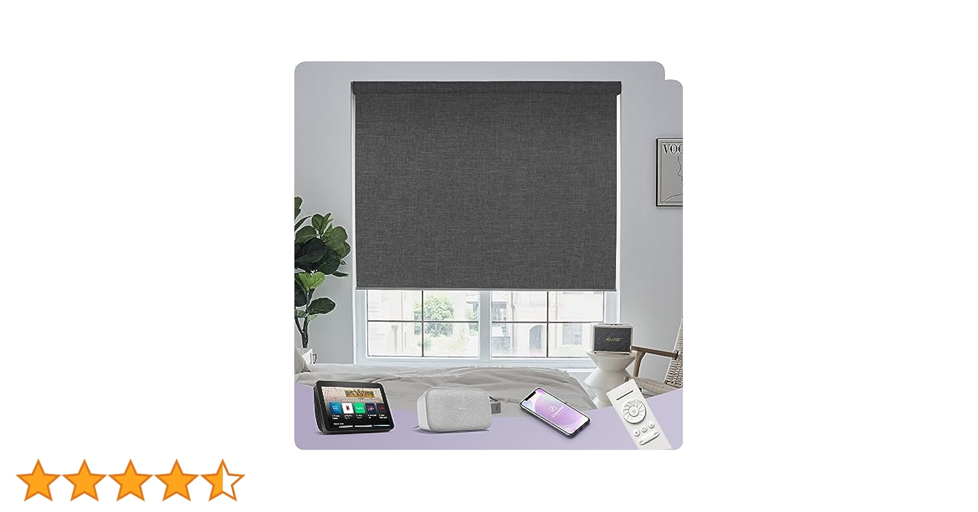 Amazon｜Graywind 電動ロールスクリーン Alexa/Google/Siri対応